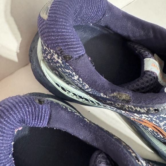 Brooks Adrenaline 20 Navy Copper GTS XX Guiderails Running Sneaker Womens 6.5 - Picture 3 of 9